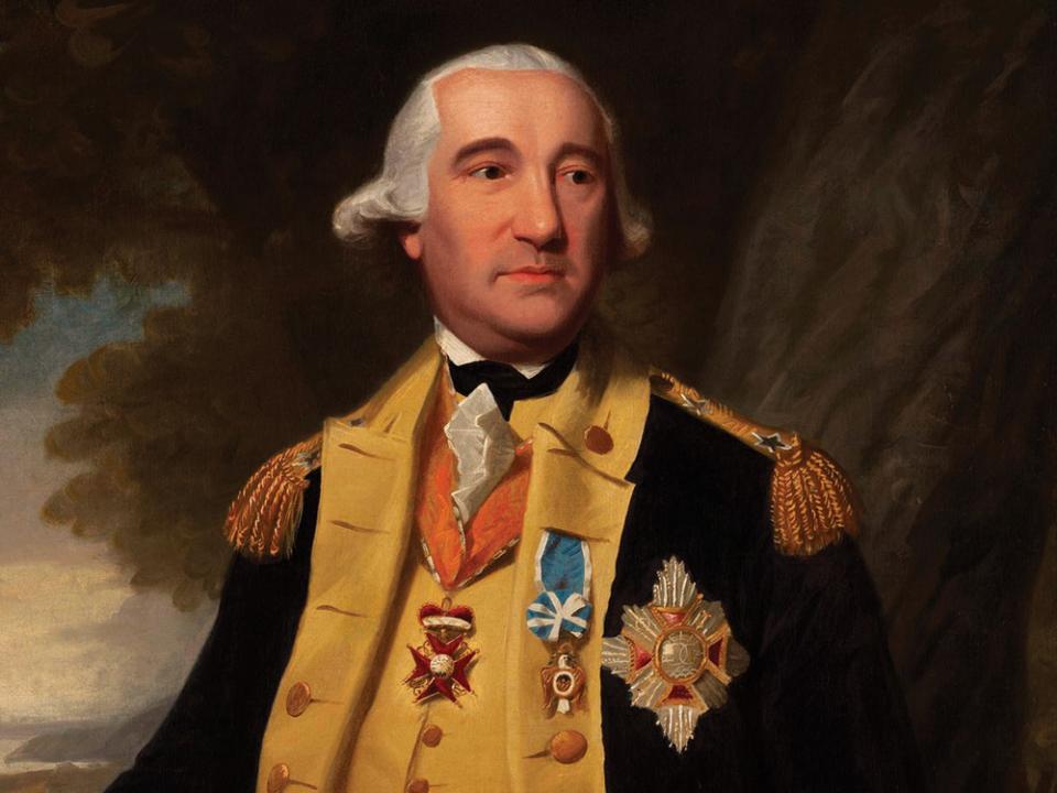 General Baron Friedrich<br>Wilhelm von Steuben.<br>Public domain photo, via<br>Wikimedia Commons.