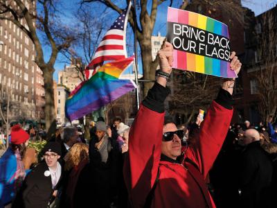 NY officials raise rainbow flag at Stonewall in rebuke of Trump administration